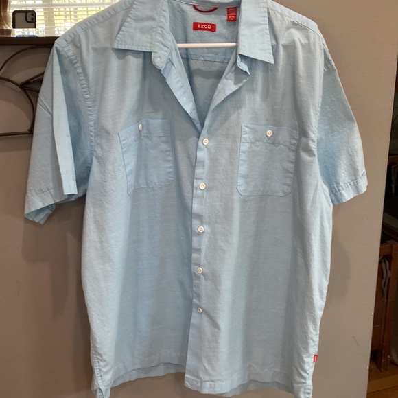 Izod Lightweight cotton button down shirt - Picture 11 of 12